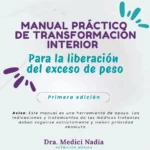 Portada del Manual práctico de transformación interior para bajar de peso por Dra. Medici
